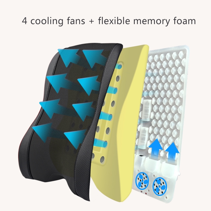 Lumbar Cushion (Cooling + Massage)